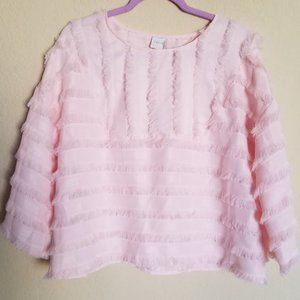 Pink Fringe Shirt